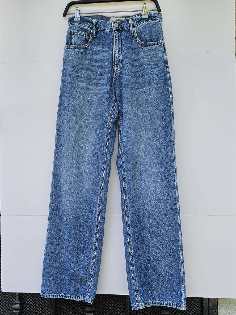 Lucky Brand High Rise Wide Leg Jeans Women’s Size 2/26 Blue 100% Cotton